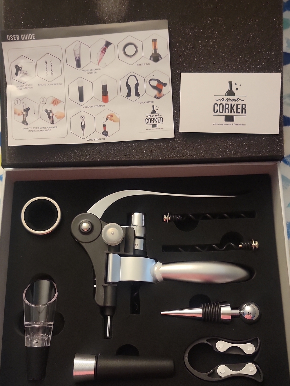 NEW Premium Wine Accessories Set
